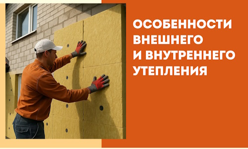 Какие особенности внешнего и внутреннего утепления в Славгороде