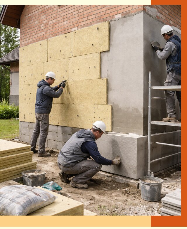 Утепление частного дома в Славгороде под ключ от 7801 руб/м2 — недорого | ТепломастерСлд