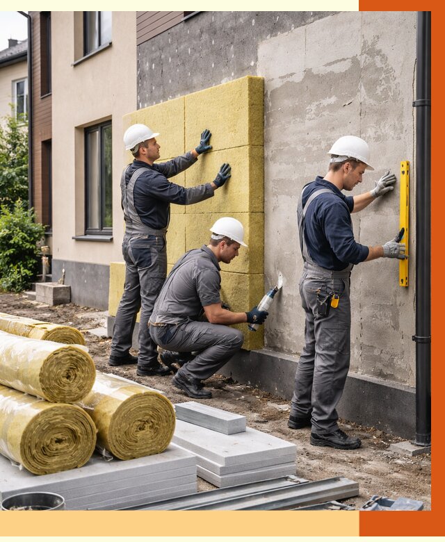 Утепление таунхауса в Славгороде от 7489 руб/м2 — комплекс под ключ | ТепломастерСлд