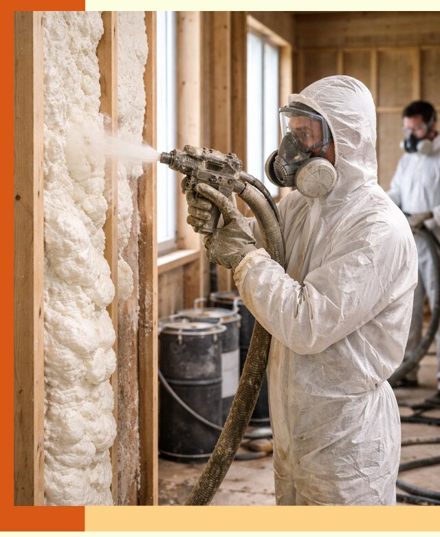 Утепление каркасного дома пенополиуретаном в Славгороде