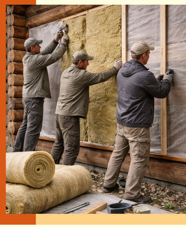 Утепление деревянного дома в Славгороде эффективными технологиями
