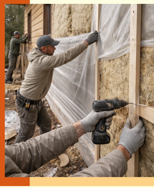 Утепление дома из бруса в Славгороде качественно и долговечно