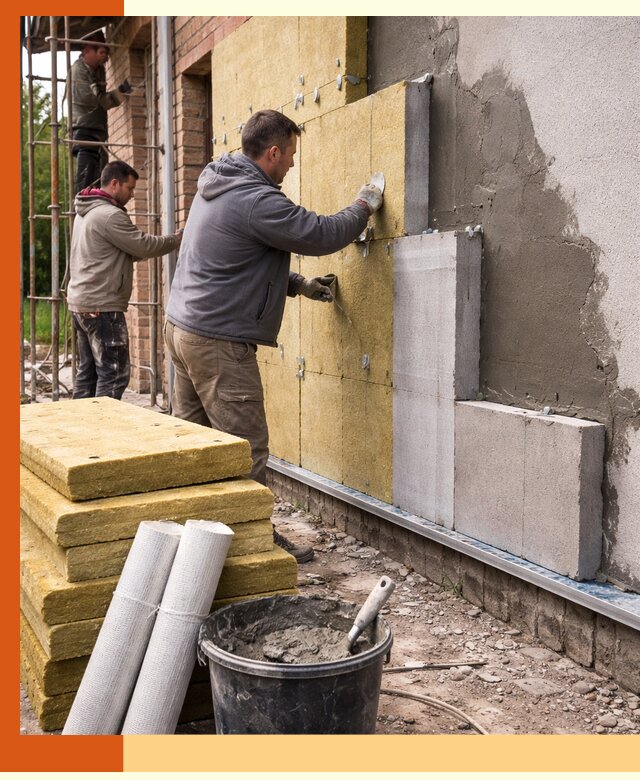 Утепление кирпичного дома под ключ в Славгороде