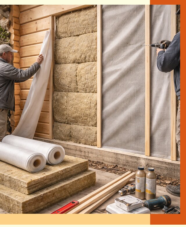 Утепление дома из минибруса в Славгороде от 4680 руб/м2 — заказать профессионально | ТепломастерСлд