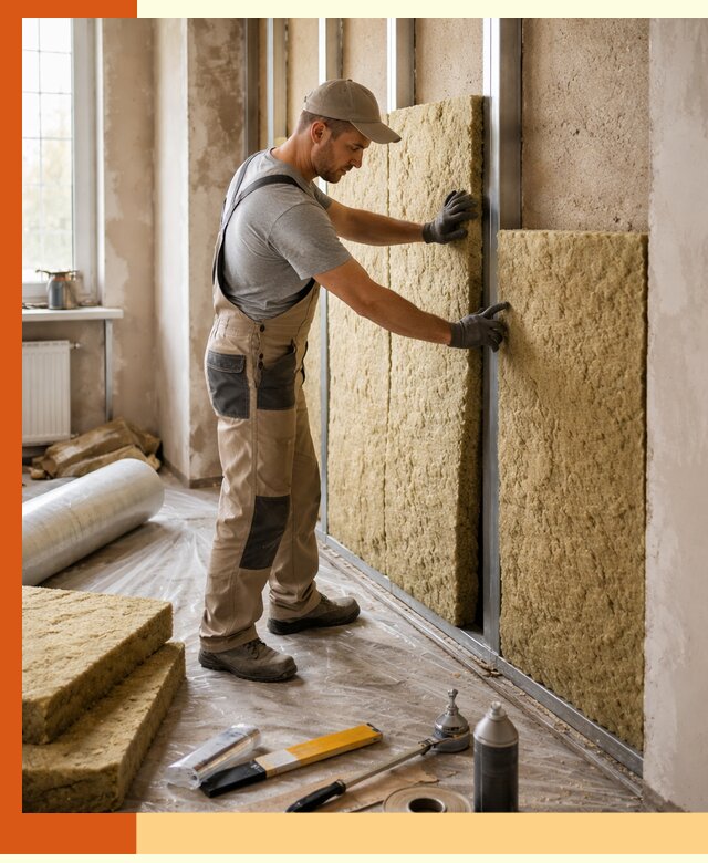 Утепление квартиры в Славгороде — комплексная теплоизоляция стен и полов