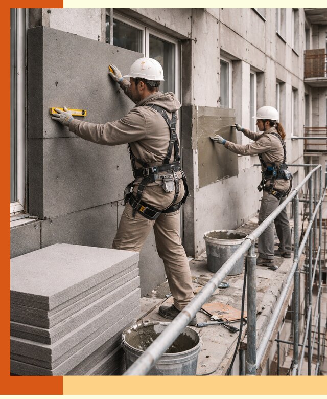 Утепление квартиры снаружи под ключ в Славгороде