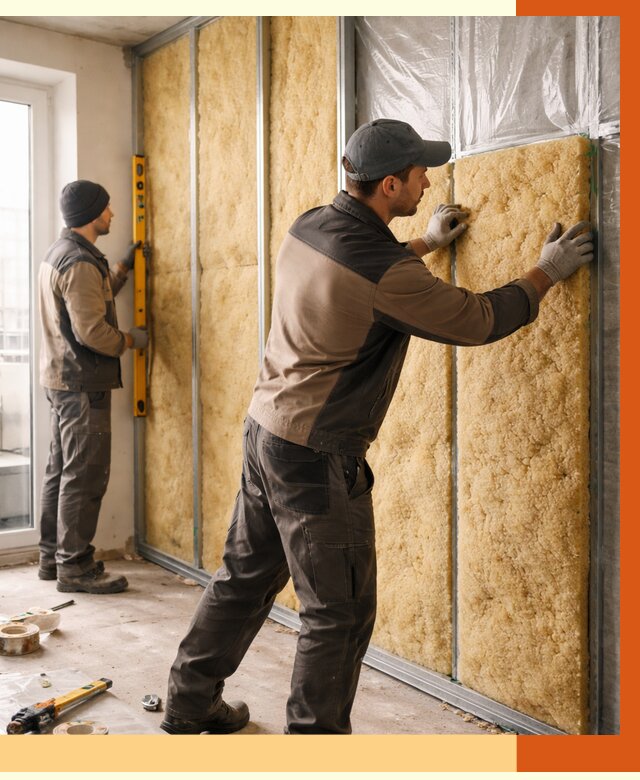 Утепление квартиры изнутри в Славгороде от 4524 руб. за м2 | Проф. работы ТепломастерСлд