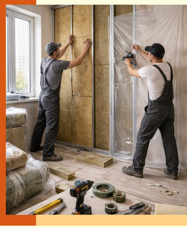 Утепление квартиры изнутри профессионально в Славгороде