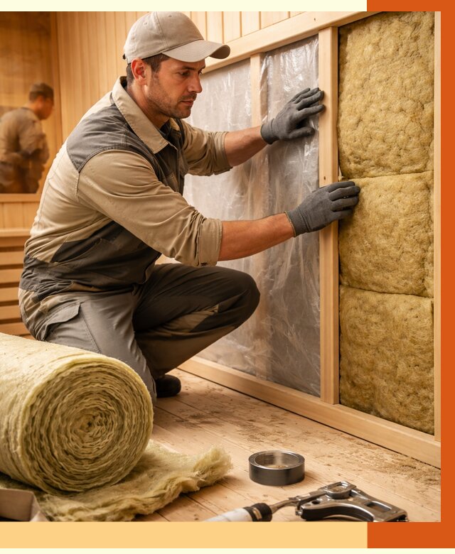 Утепление сауны изнутри в Славгороде от 6761 руб. за м2 | ППУ, под ключ — ТепломастерСлд