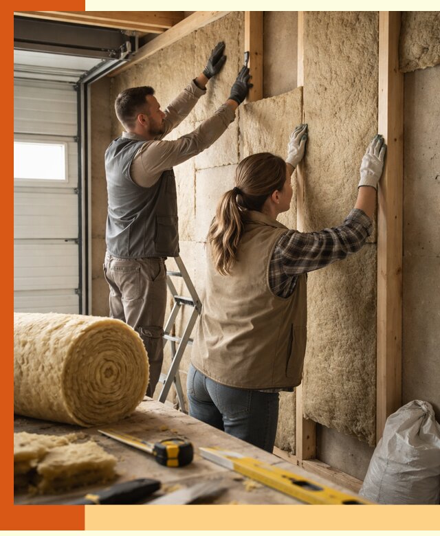 Утепление гаража изнутри в Славгороде: быстро и надежно