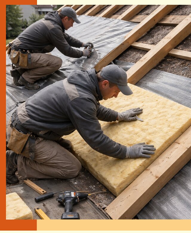 Профессиональное утепление крыши в Славгороде качественно и надежно