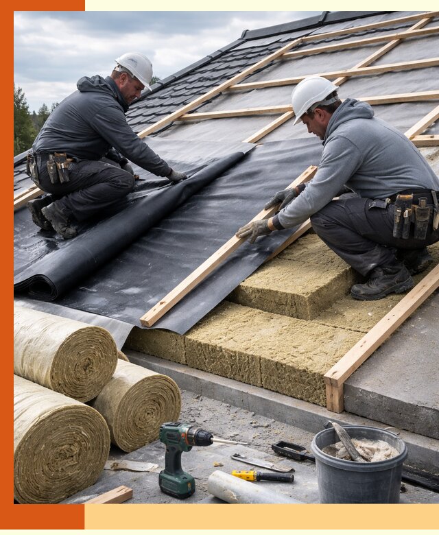 Утепление крыши снаружи в Славгороде: профессиональная теплоизоляция