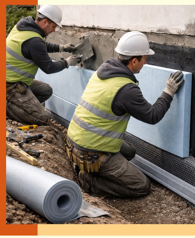 Утепление фундамента снаружи в Славгороде — профессиональная теплоизоляция