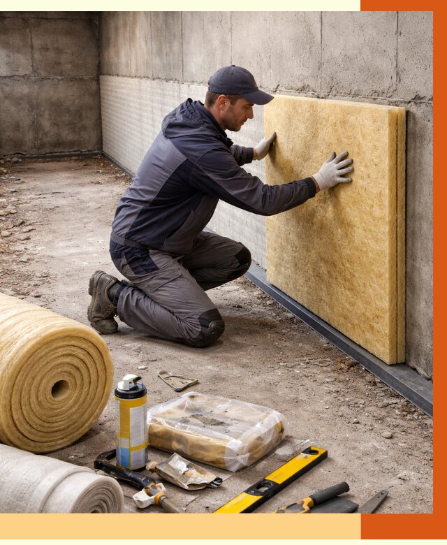 Утепление фундамента изнутри в Славгороде от 4368 руб./м2 — работы под ключ | ТепломастерСлд