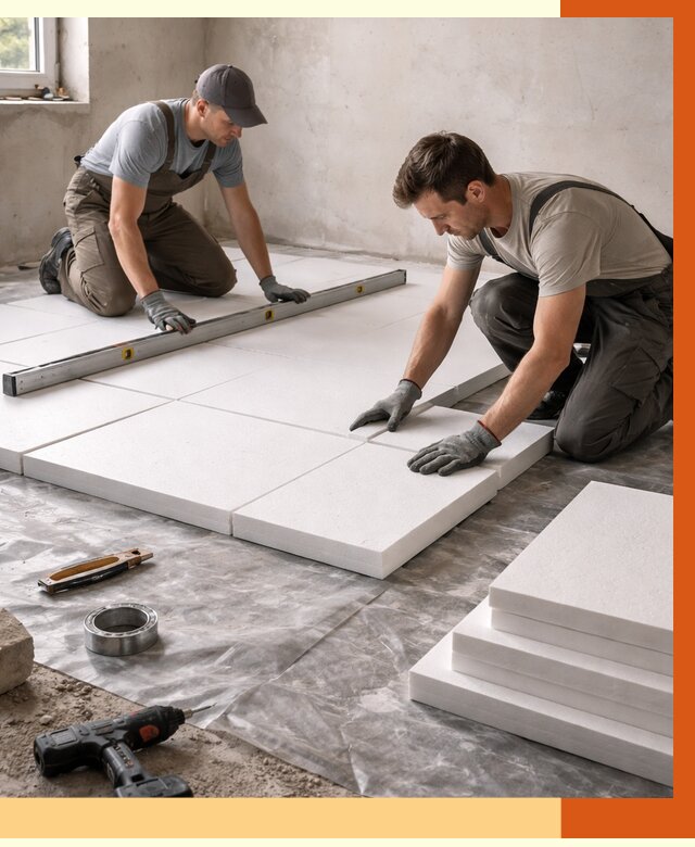 Утепление бетонного пола в Славгороде от 2600 руб/м2 — монтаж и цена | ТепломастерСлд