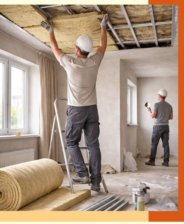 Утепление потолка в частном доме в Славгороде от 988 руб./м² — работы под ключ | ТепломастерСлд