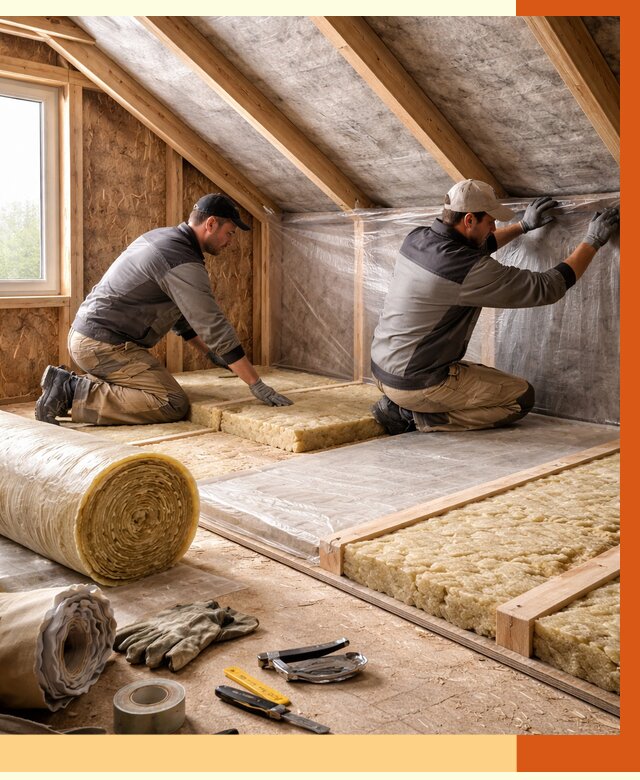 Утепление чердака в Славгороде от 7801 руб/м² — теплоизоляция и комплексное утепление под ключ | ТепломастерСлд