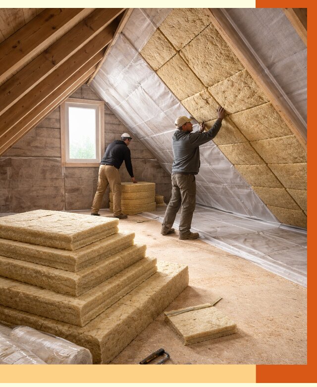 Утепление мансарды в Славгороде от 2600 руб/м2 — комплексно и под ключ | ТепломастерСлд