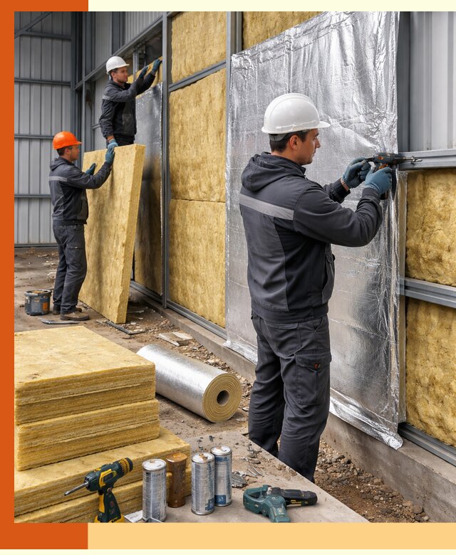 Утепление металлического ангара профессионально в Славгороде