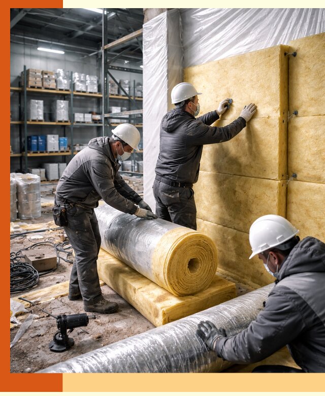 Утепление склада химсырья в Славгороде: безопасная и эффективная изоляция