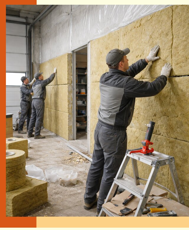 Утепление автосервиса и мастерских в Славгороде качественно и надёжно