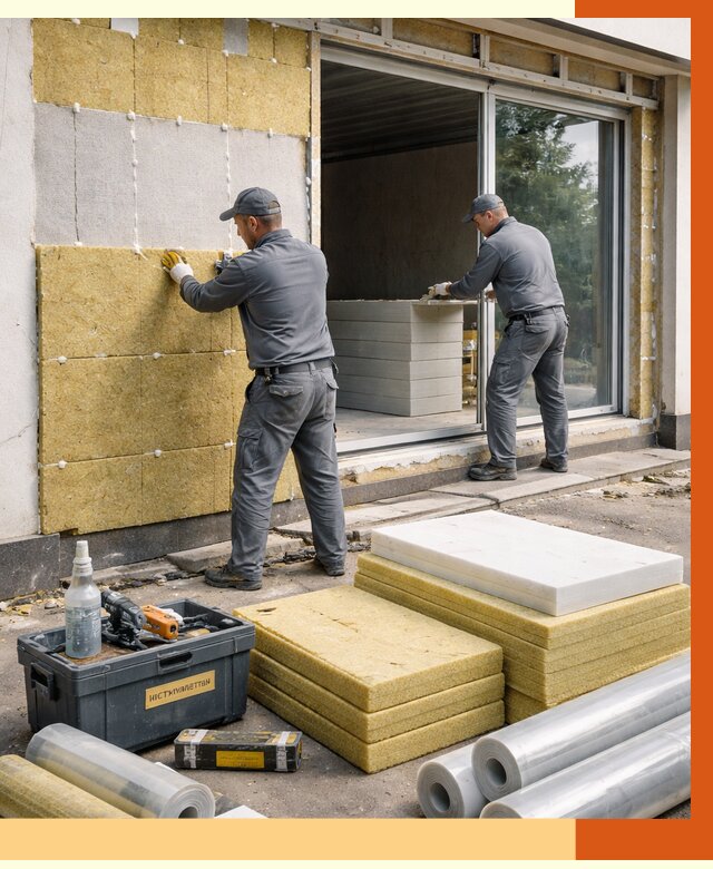 Утепление торгового павильона в Славгороде от 15081 руб./м² под ключ | ТепломастерСлд