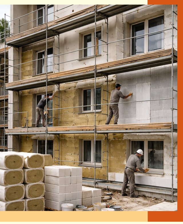 Утепление гостиницы в Славгороде от 7489 руб./м2 — комплексно, ППУ, под ключ | ТепломастерСлд