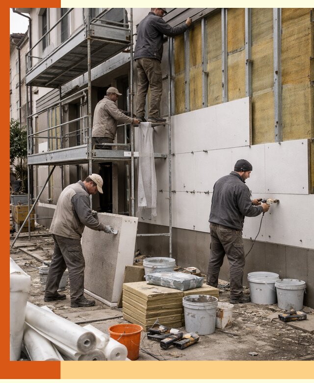 Утепление гостиницы под ключ в Славгороде с гарантией качества