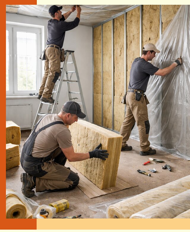 Утепление офисных помещений под ключ в Славгороде