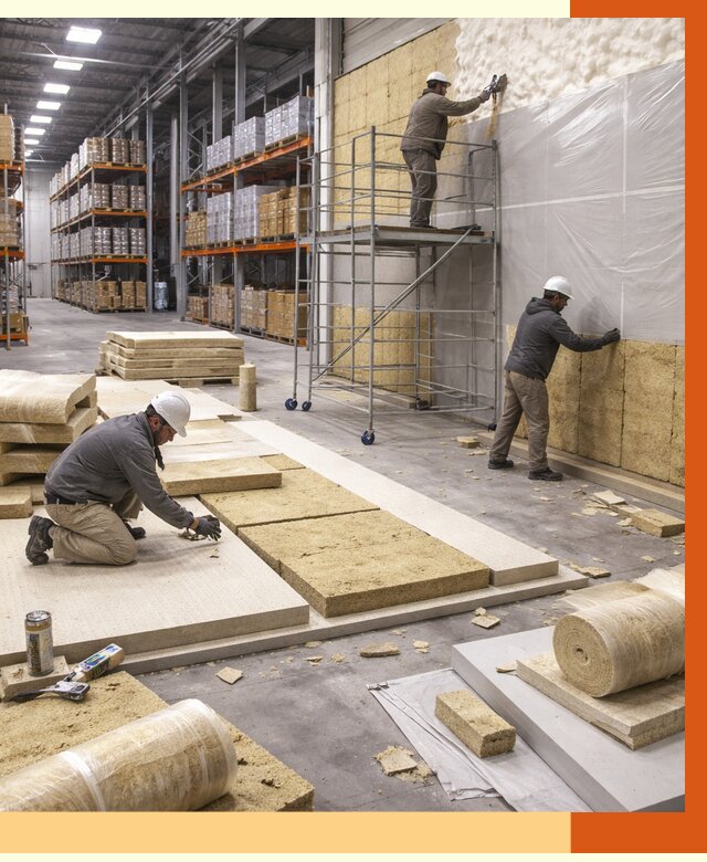 Утепление складского терминала в Славгороде от 7801 руб./м² под ключ | ТепломастерСлд