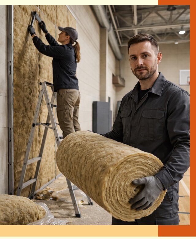 Утепление спортзала в Славгороде от 7801 руб/м2 — комплексное утепление под ключ | ТепломастерСлд