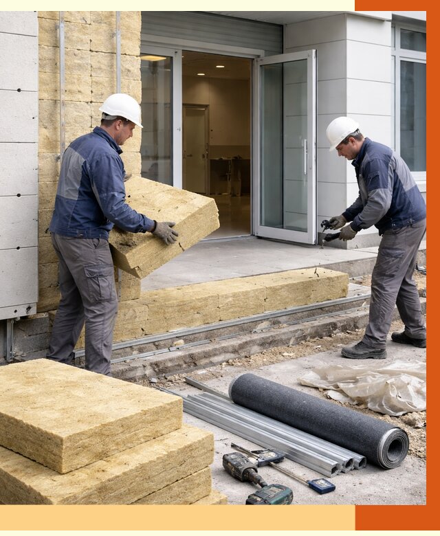 Утепление медицинского центра в Славгороде под ключ от 13001 руб./м² | ТепломастерСлд