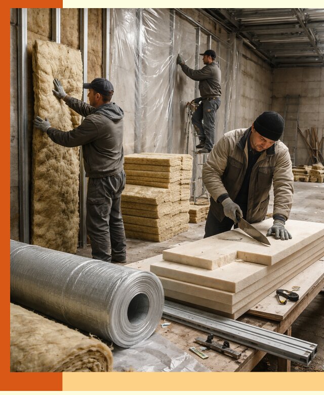 Утепление торгового склада в Славгороде с энергоэффективными решениями