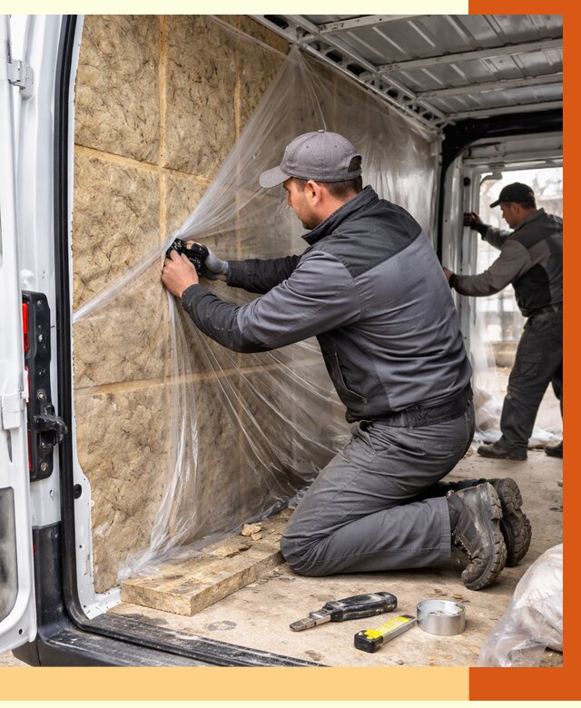 Утепление фургона в Славгороде от 17162 руб/м2 — утепление фургона ППУ и кузова | ТепломастерСлд