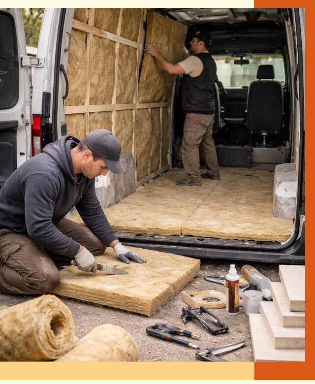 Утепление кемпера в Славгороде под ключ от 12481 руб. — профессионально | ТепломастерСлд