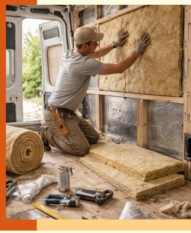 Утепление кемпера под ключ в Славгороде с гарантией качества