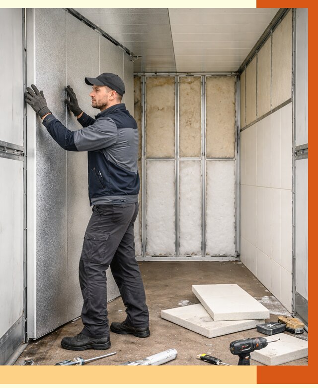 Утепление холодильного кузова в Славгороде от 14041 руб. под ключ | ТепломастерСлд