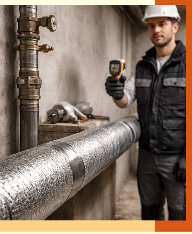 Утепление труб водоснабжения в Славгороде от 8841 руб. за м² — услуги ТепломастерСлд