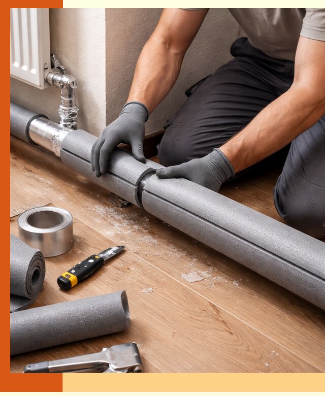 Утепление труб отопления в Славгороде: теплоизоляция и защита сети