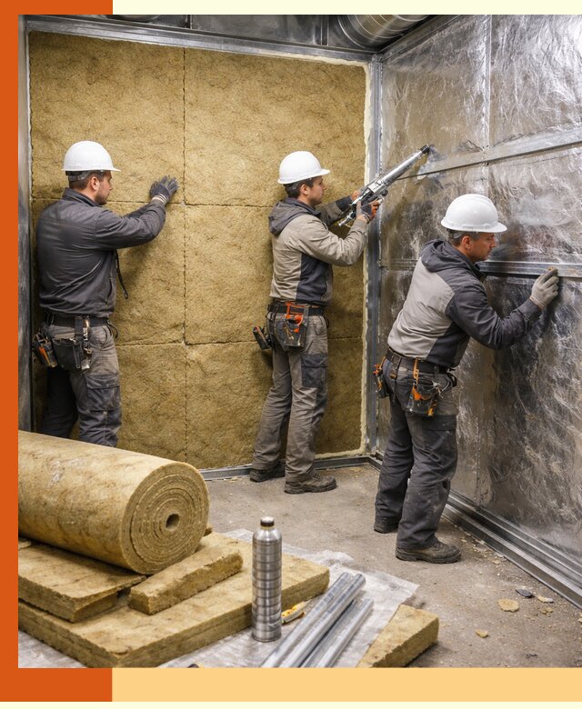 Утепление венткамеры в Славгороде — качественная теплоизоляция и шумопоглощение