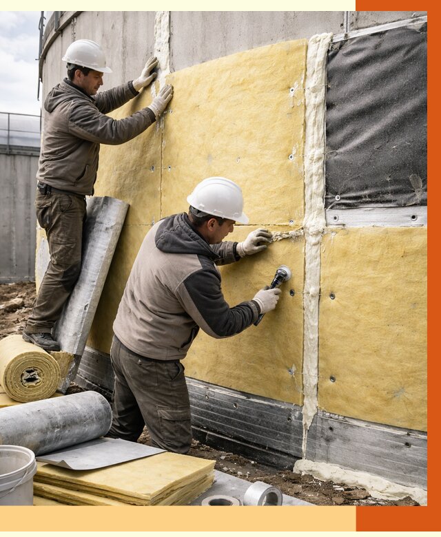 Утепление резервуара в Славгороде от 28603 руб/м2 — монтаж ППУ и комплекс под ключ | ТепломастерСлд