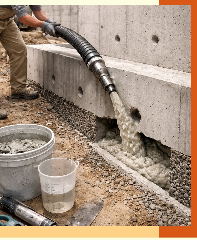 Заполнение полостей фундамента в Славгороде от 7073 руб. под ключ | ТепломастерСлд