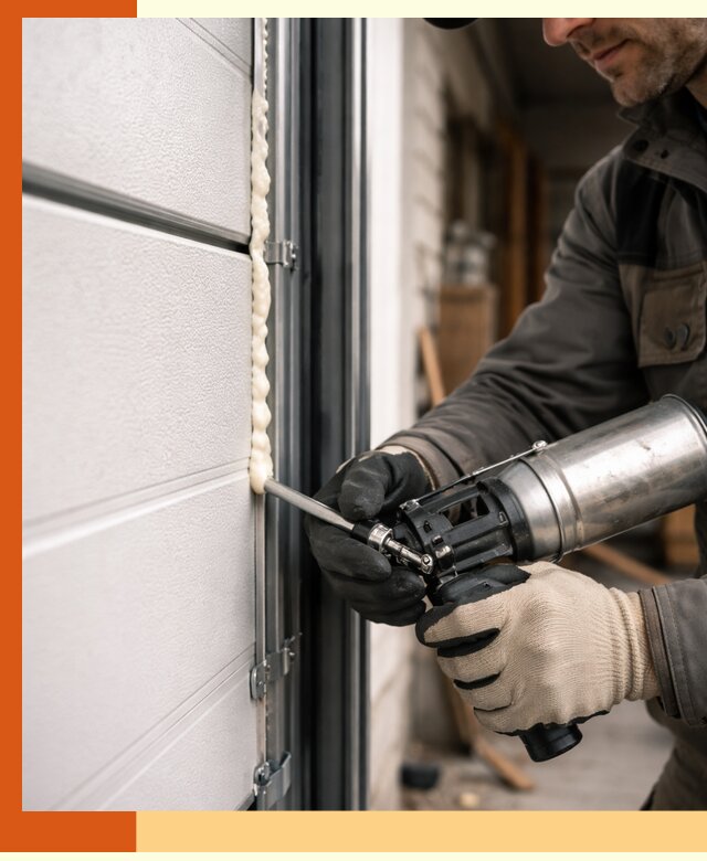 Заполнение пустот ворот в Славгороде профессионально и герметично