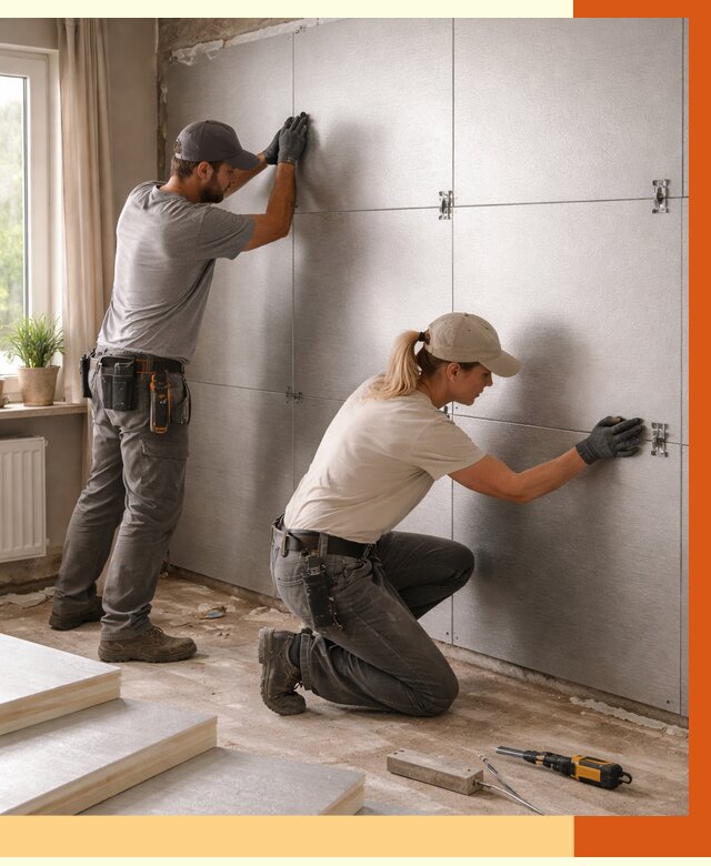 Утепление PIR панелями в Славгороде от 4368 руб. под ключ | ТепломастерСлд