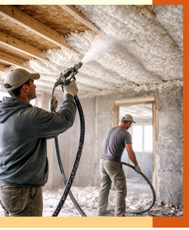 Утепление пеноизолом в Славгороде от 1664 руб./м2 под ключ | ТепломастерСлд