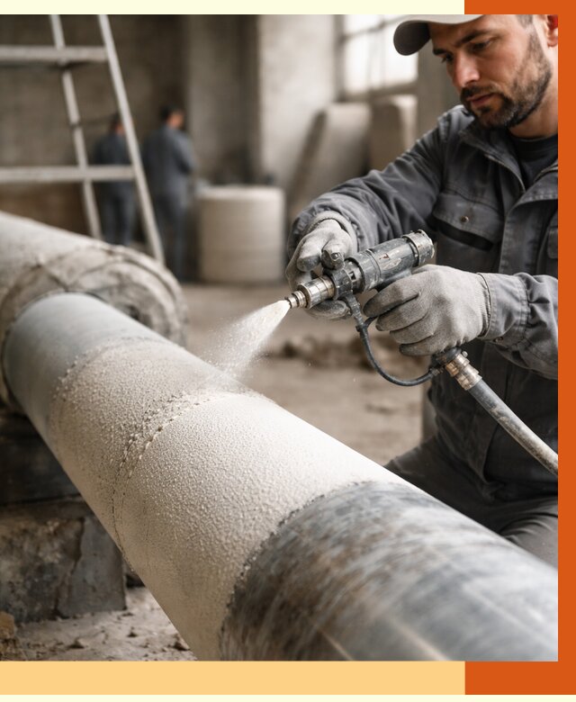 Утепление труб жидкой теплоизоляцией в Славгороде от 7801 руб. под ключ | ТепломастерСлд
