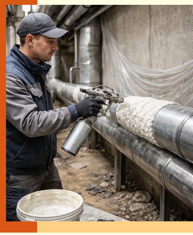 Утепление труб жидкой теплоизоляцией в Славгороде