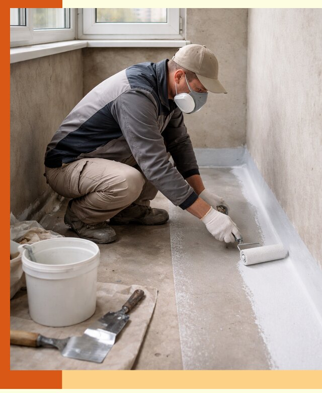 Утепление балкона жидкой теплоизоляцией в Славгороде