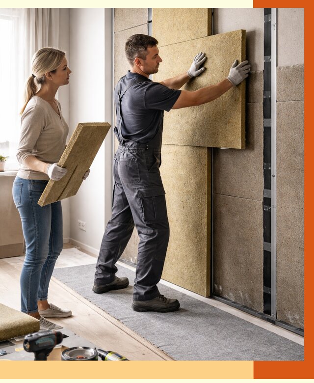 Профессиональная шумоизоляция квартиры в Славгороде от 7801 руб. за м2 | ТепломастерСлд