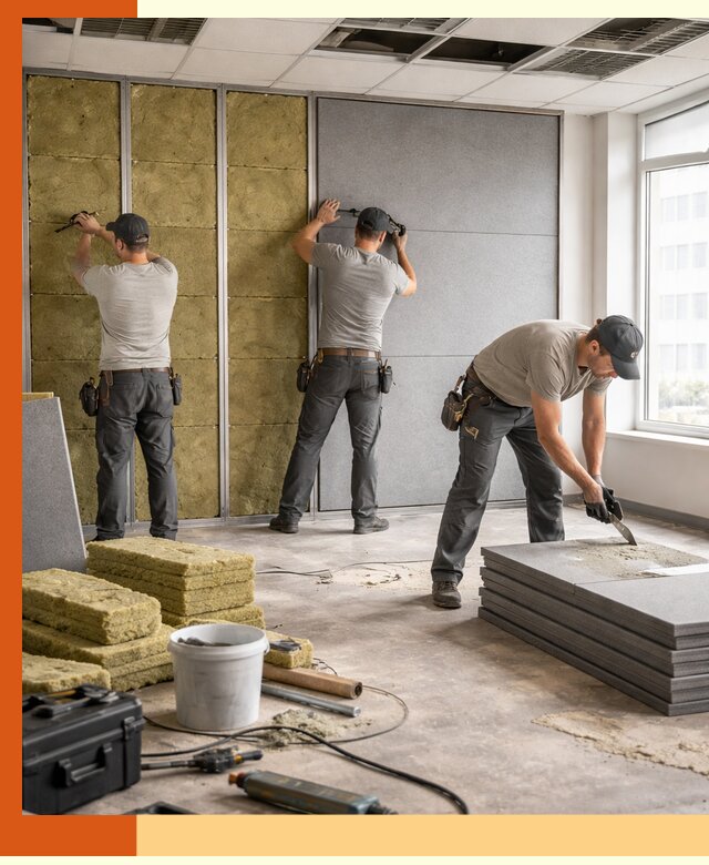 Профессиональная шумоизоляция офисов в Славгороде для комфорта сотрудников